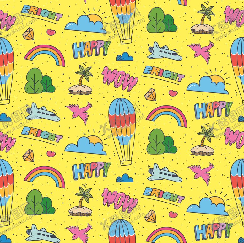 编号：46507409210115395956【酷图网】源文件下载-无缝印花