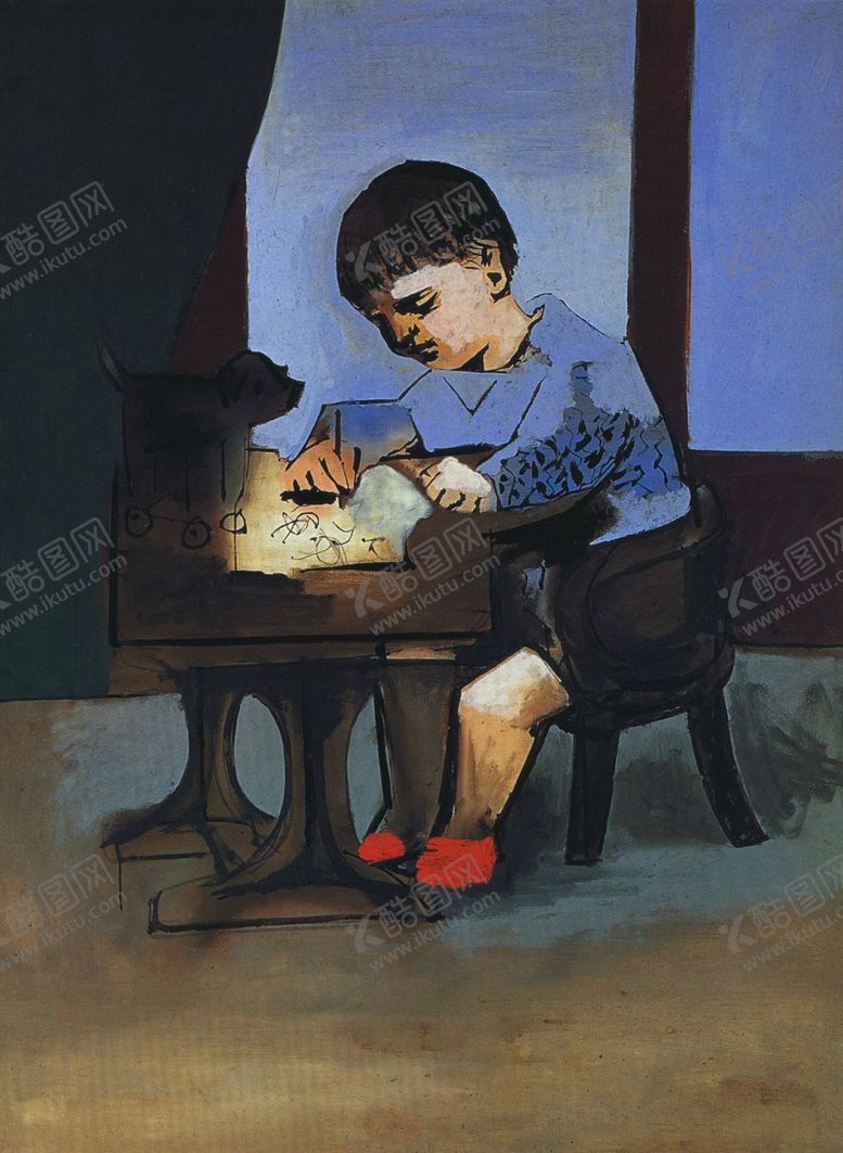 编号：61026404300333433110【酷图网】源文件下载-毕加索抽象绘画作品