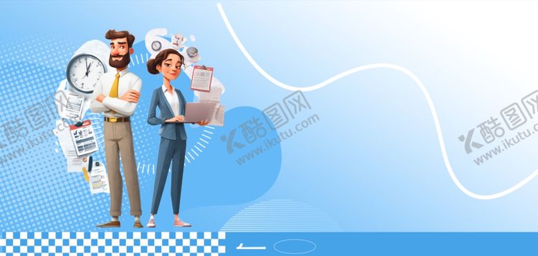 编号：94599304011110089155【酷图网】源文件下载-商务人士与时间管理