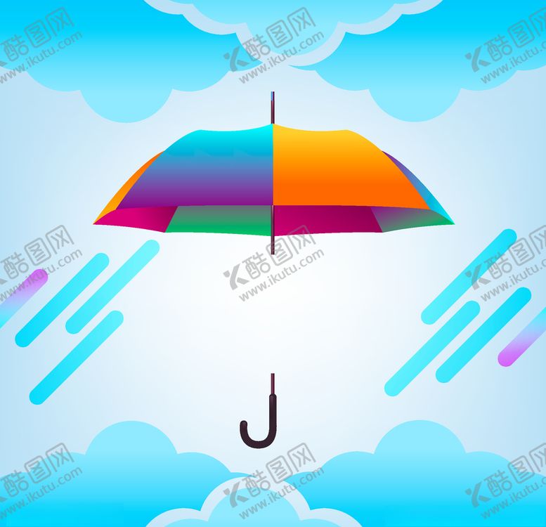 编号：61463410051239495826【酷图网】源文件下载-卡通伞