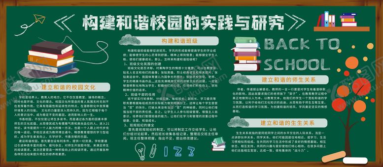 编号：02587610031557091249【酷图网】源文件下载-构建和谐校园