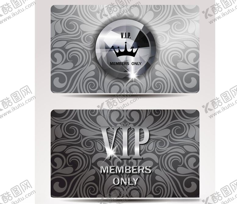 编号：79277904020326319810【酷图网】源文件下载-高端VIP会员卡设计示例
