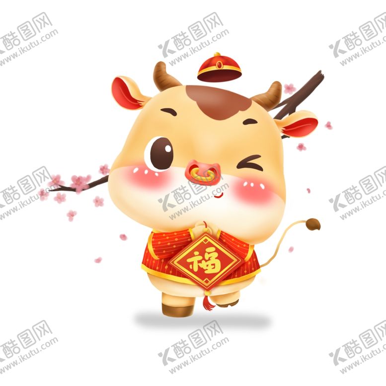 编号：31662304191720555017【酷图网】源文件下载-2021年牛年十二生肖梅花春天