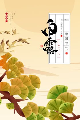 白露活动传统节气宣传