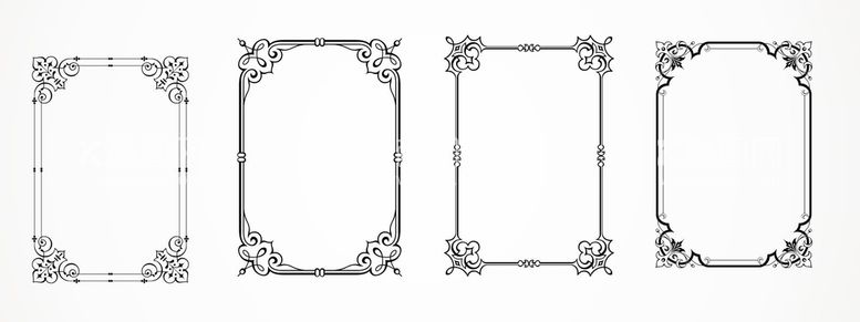 编号：81961510160959201463【酷图网】源文件下载-欧式花纹边框