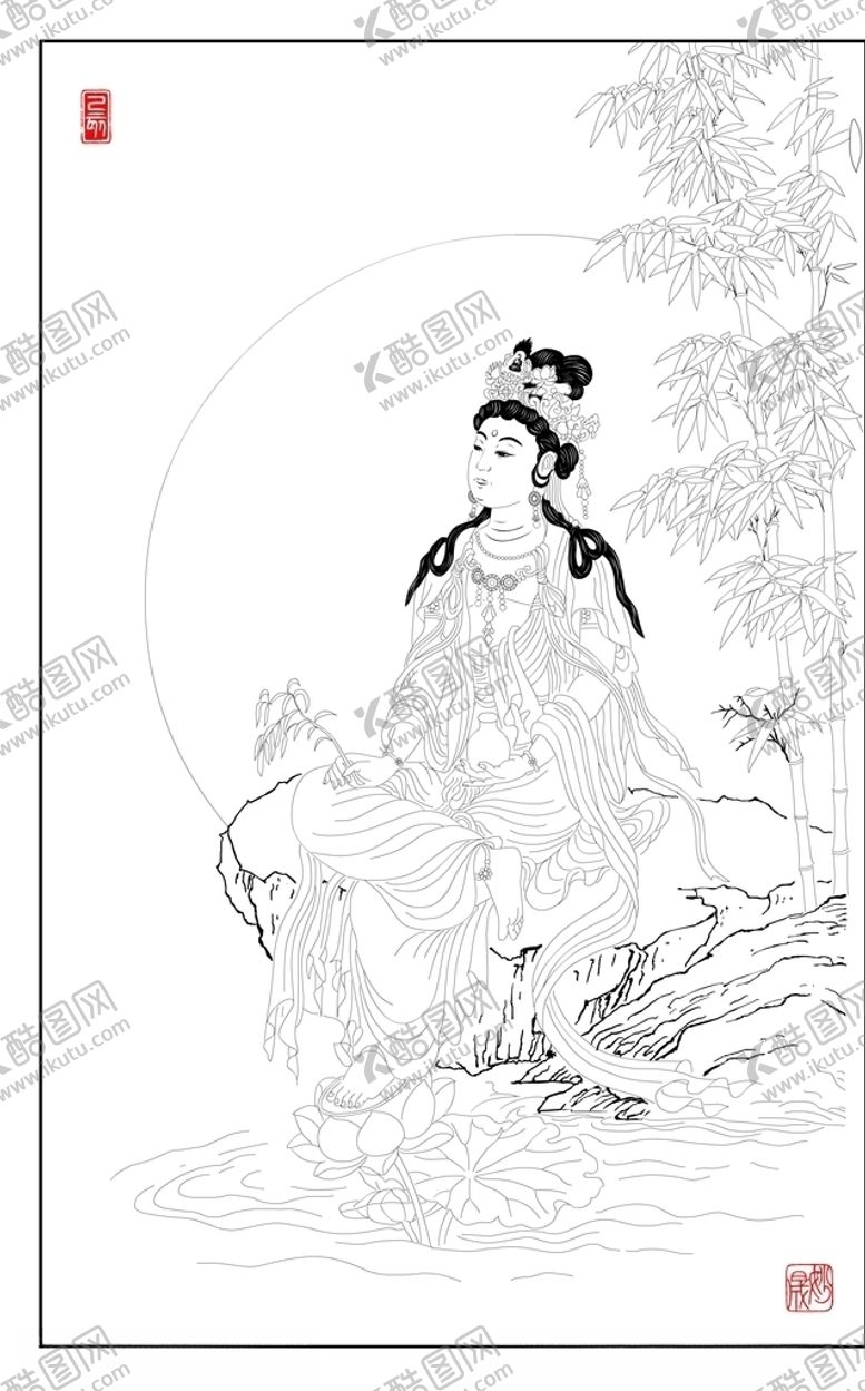 编号：44113210230721555396【酷图网】源文件下载-观音