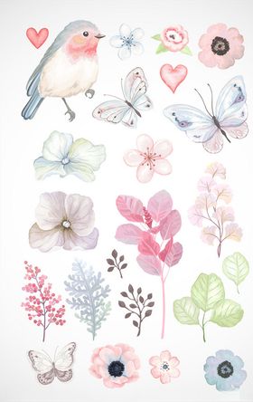 时尚花纹花朵