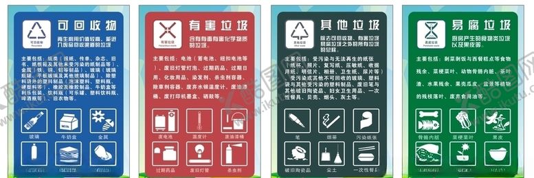 编号：54008910282317138104【酷图网】源文件下载-垃圾分类海报