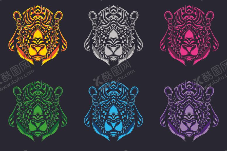 编号：63920909120519556897【酷图网】源文件下载-动物头像