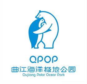 曲江海洋极地公园标志形logo