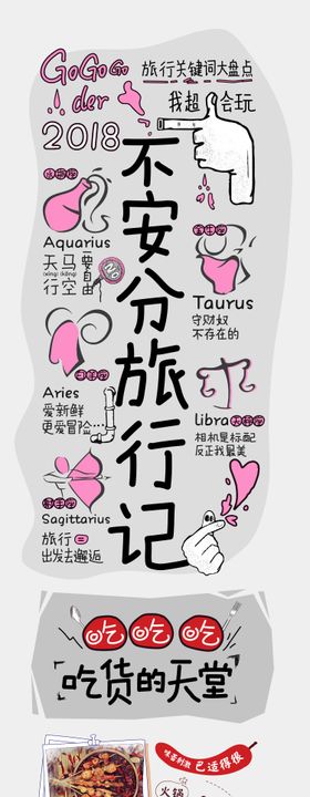 不安分旅行记 长图专题设计
