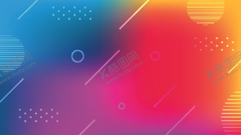 编号：25319905130540304585【酷图网】源文件下载-彩色渐变背景