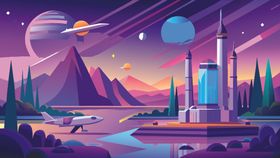 梦幻浪漫夜景