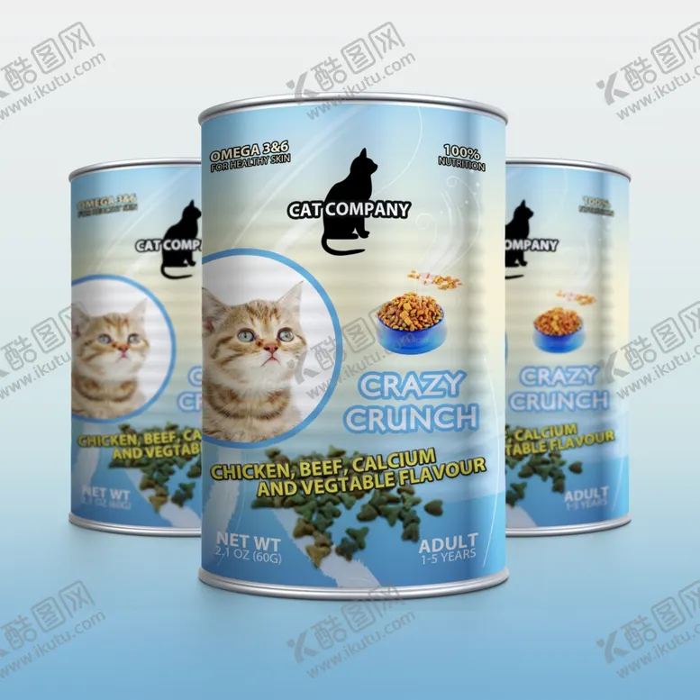 编号：69822102232010504233【酷图网】源文件下载-猫粮包装