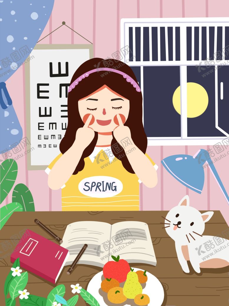 编号：63689507031532572116【酷图网】源文件下载-卡通女孩