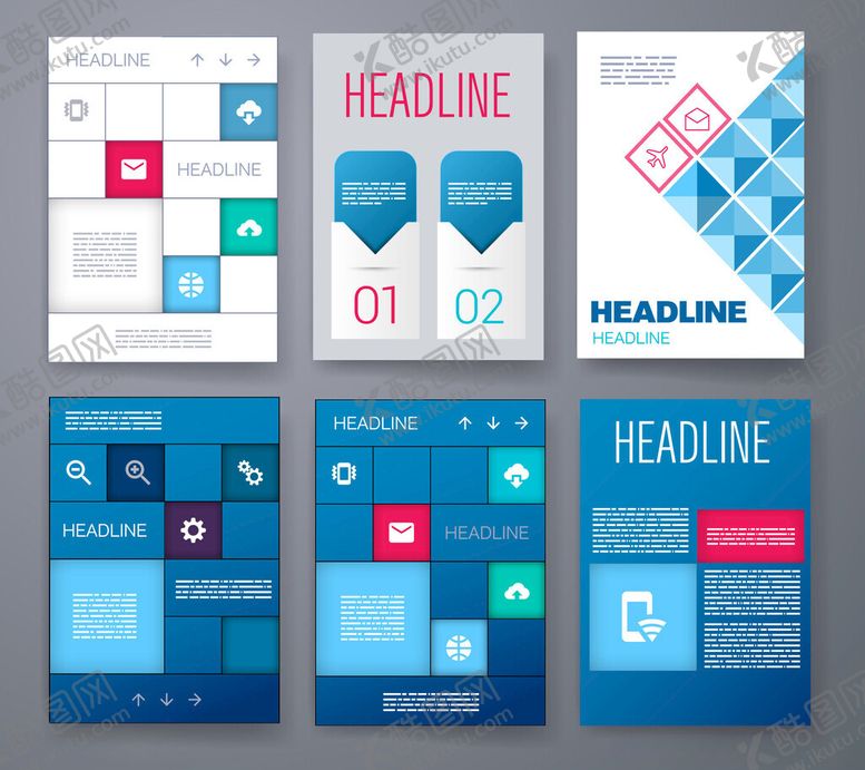 编号：11921004301941456596【酷图网】源文件下载-现代简约网页设计模板