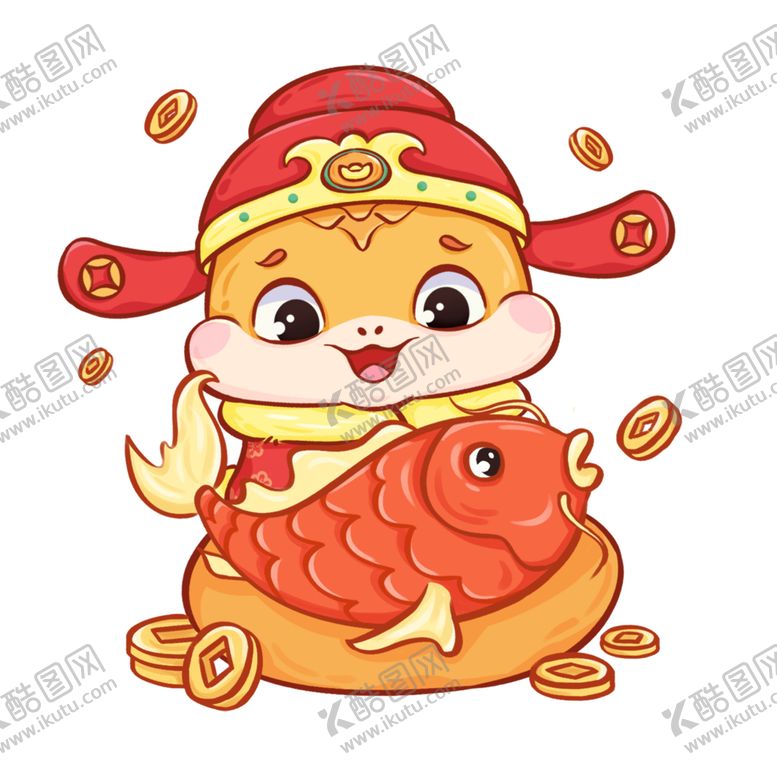 编号：37442201260515452942【酷图网】源文件下载-蛇年吉祥物插图