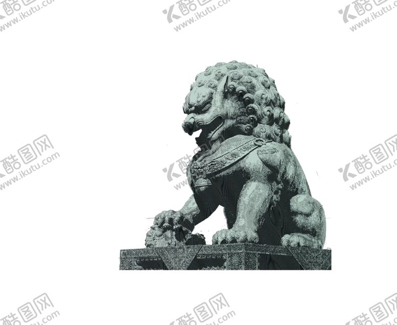 编号：31382209241332542842【酷图网】源文件下载-石狮子
