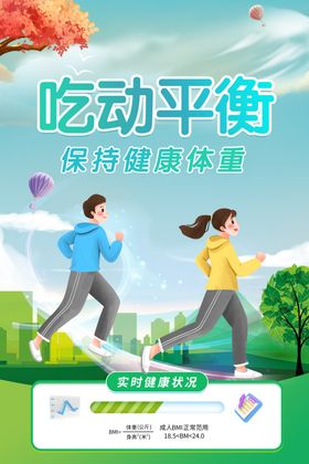 吃动平衡海报情景版