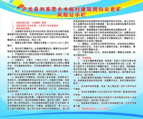 中南石化安全风险公示栏