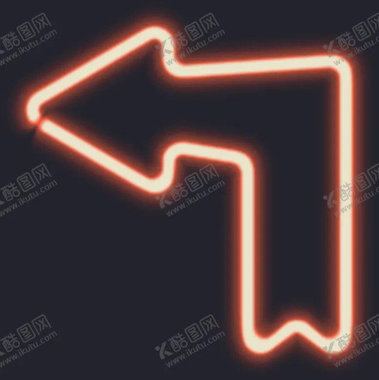 编号：34617507011321138437【酷图网】源文件下载-霓虹灯箭头