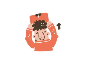 倒计时卡通插画奶酪棒上市插画系列海报