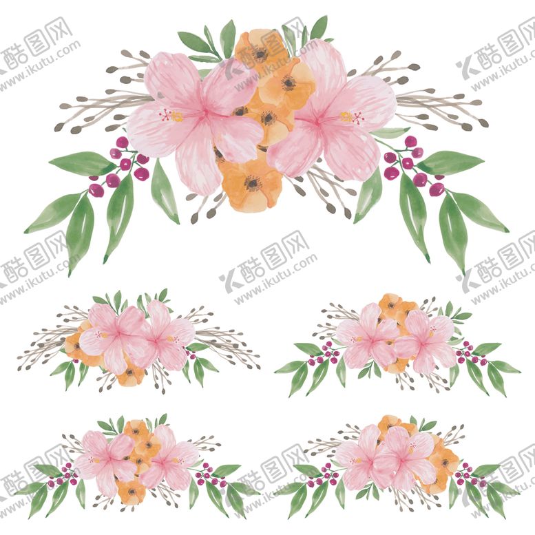 编号：98315009201957462415【酷图网】源文件下载-手绘鲜花