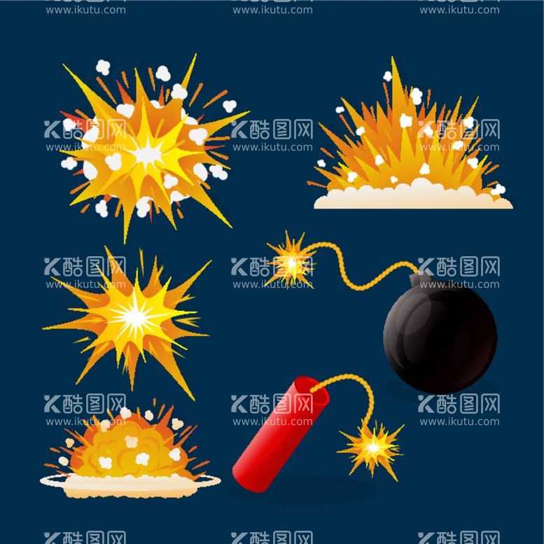 编号：95986811271231447235【酷图网】源文件下载-漫画爆炸效果 