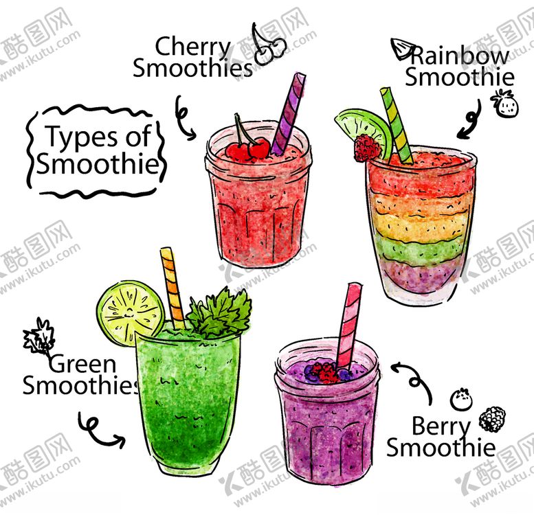 编号：18804609130323544148【酷图网】源文件下载-夏天凉爽水果果汁