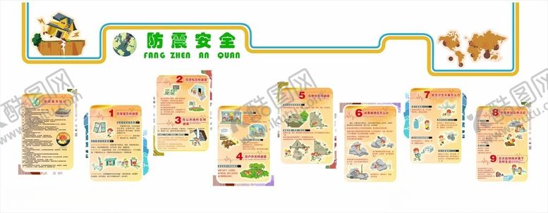编号：89212312182236327486【酷图网】源文件下载-地震安全教育