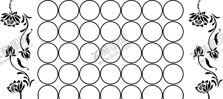 编号：87837309282052498985【酷图网】源文件下载-花纹圆圈