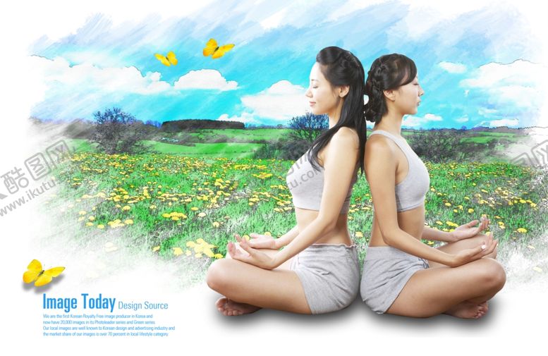 编号：95666709232235512351【酷图网】源文件下载-瑜伽健身海报