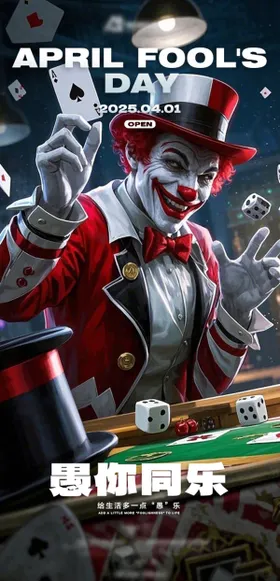 愚人节酒吧海报