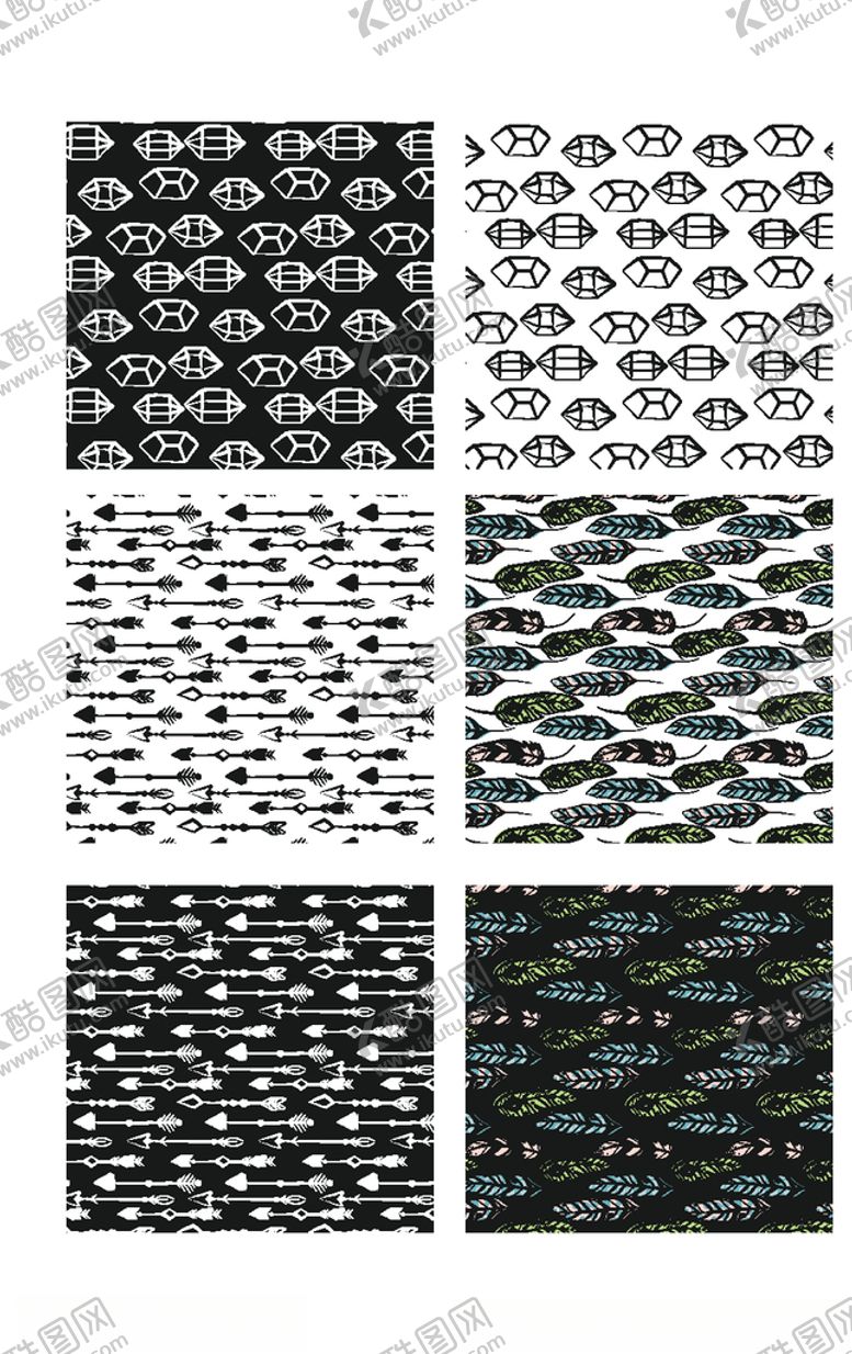 编号：88002509241521552044【酷图网】源文件下载-手绘印花图案