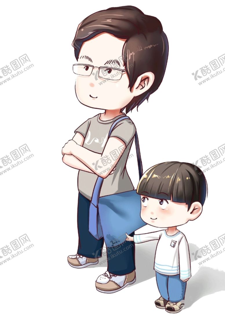 编号：96196410092014396854【酷图网】源文件下载-父亲节插画