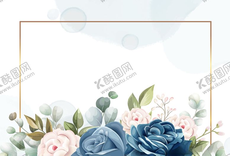 编号：64584107081640053340【酷图网】源文件下载-玫瑰花边框