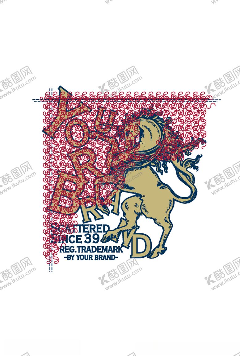 编号：81518106181411401712【酷图网】源文件下载-动物印花