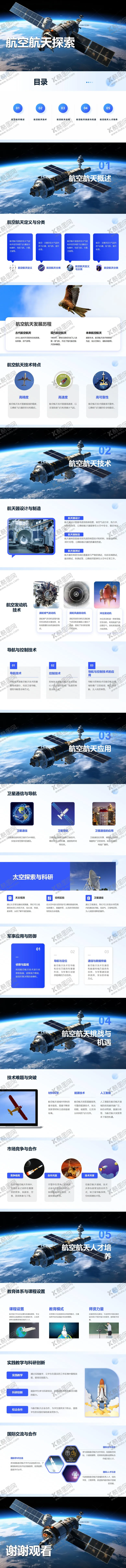 编号：51824403161404165382【酷图网】源文件下载-航空航天探索PPT