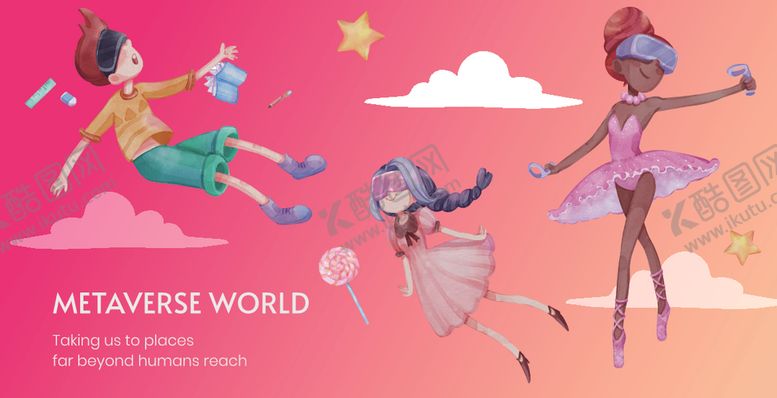 编号：91096804301143568233【酷图网】源文件下载-多样卡通人物场景插画图片