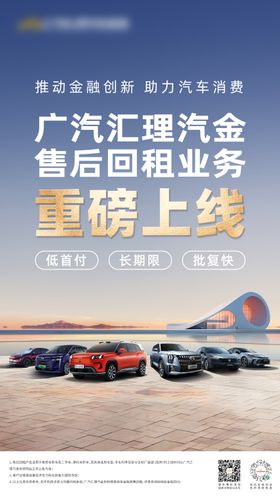 汽车金融宣传海报