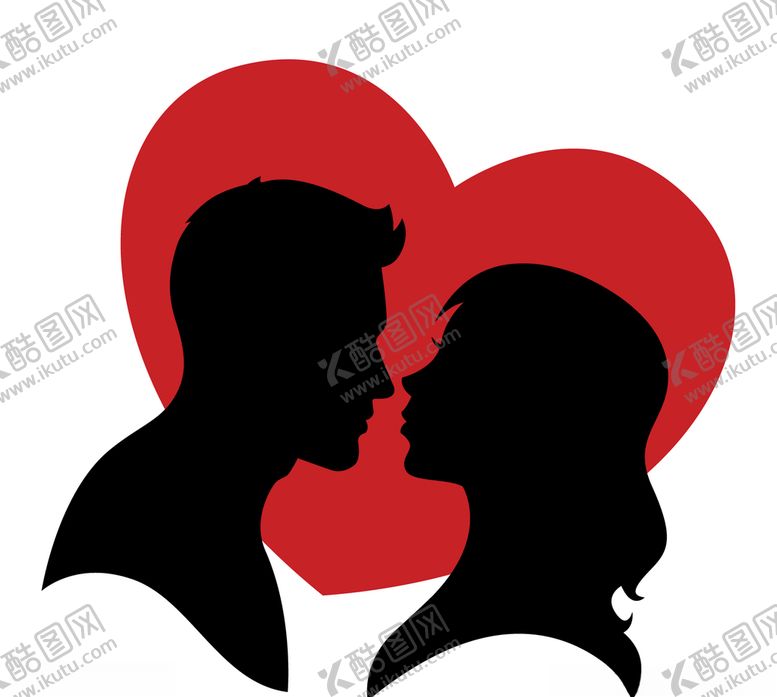 编号：24757410030858081754【酷图网】源文件下载-情人节七夕情侣接吻男女素材