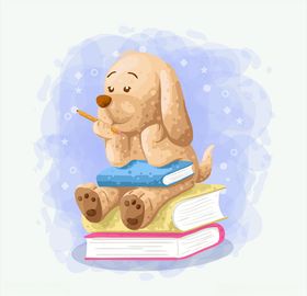 卡通小狗