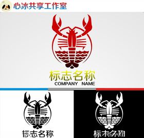 虾logo