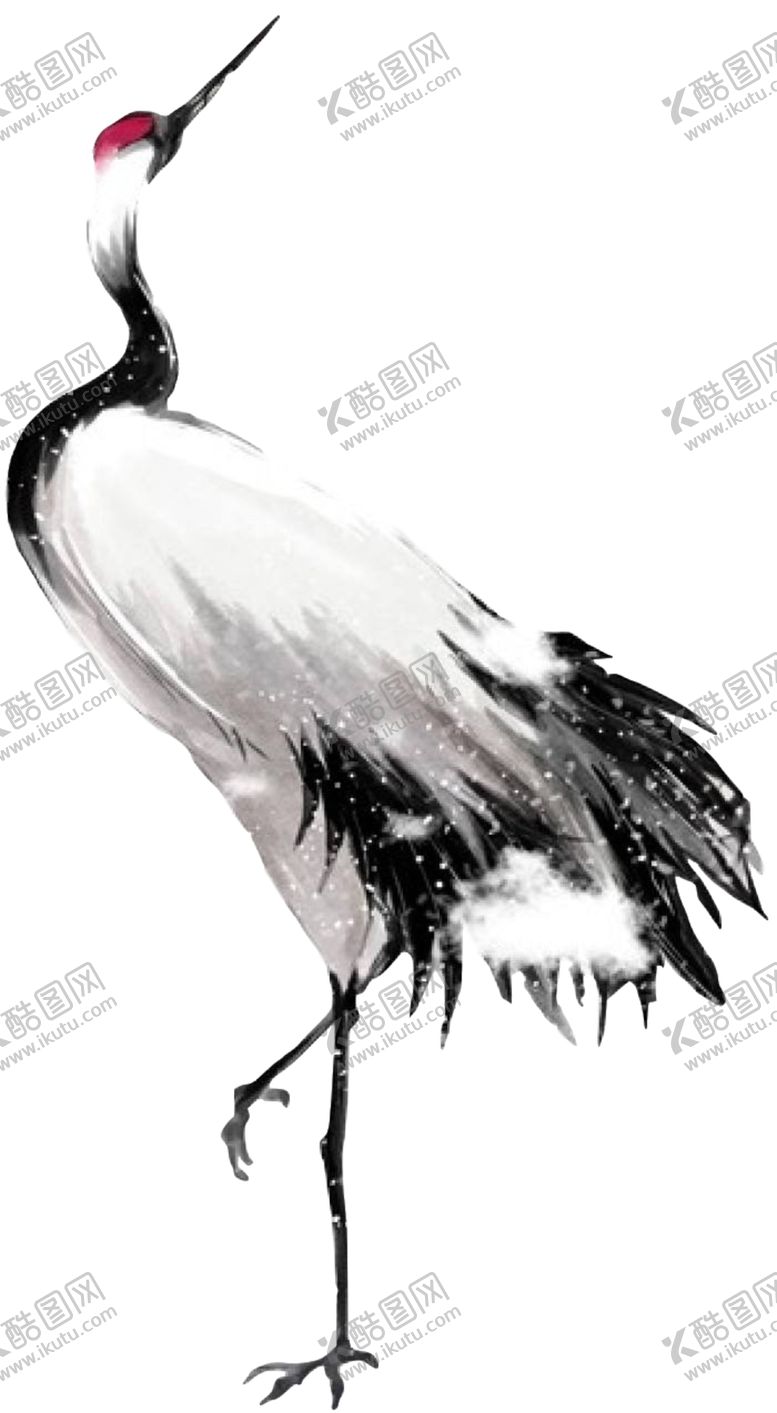 编号：51960210042249244509【酷图网】源文件下载-仙鹤png透明图