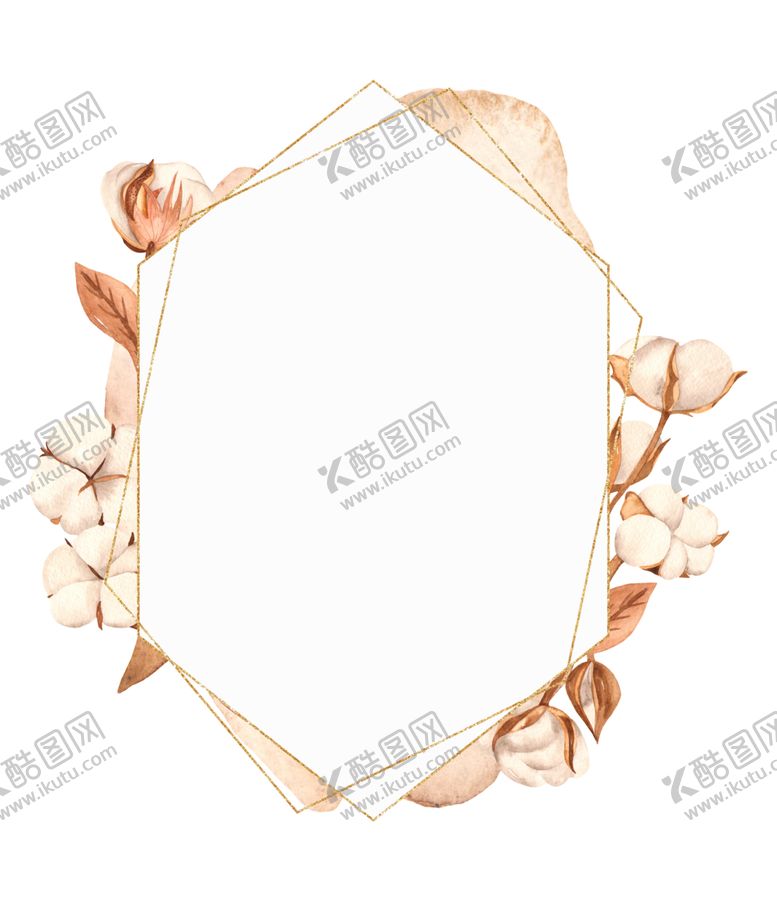 编号：28624107041154225781【酷图网】源文件下载-水彩花朵花边背景