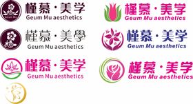 美学花标志、logo