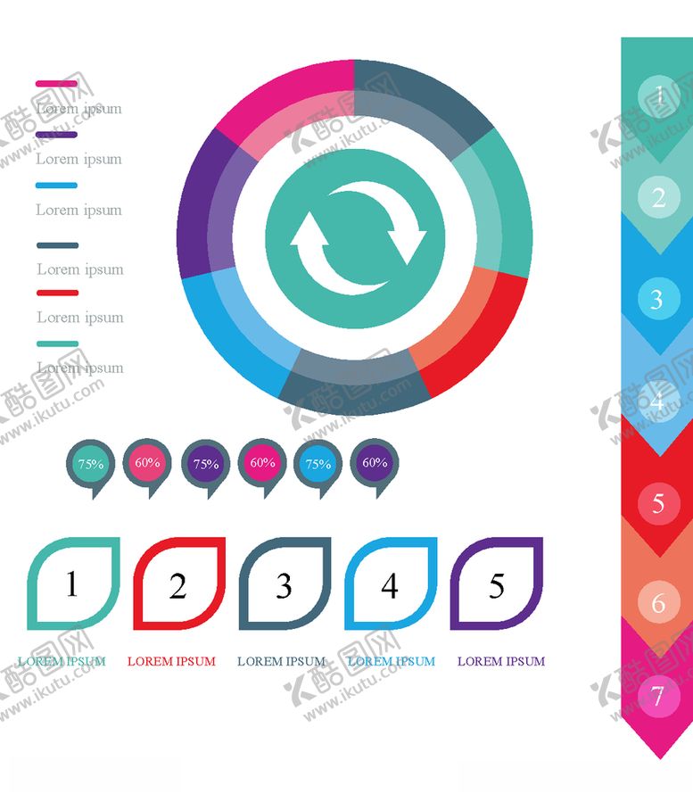 编号：39786109190314077869【酷图网】源文件下载-数据图表元素