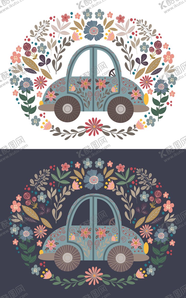 编号：99153409120855244026【酷图网】源文件下载-花卉卡片