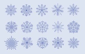 雪花图案