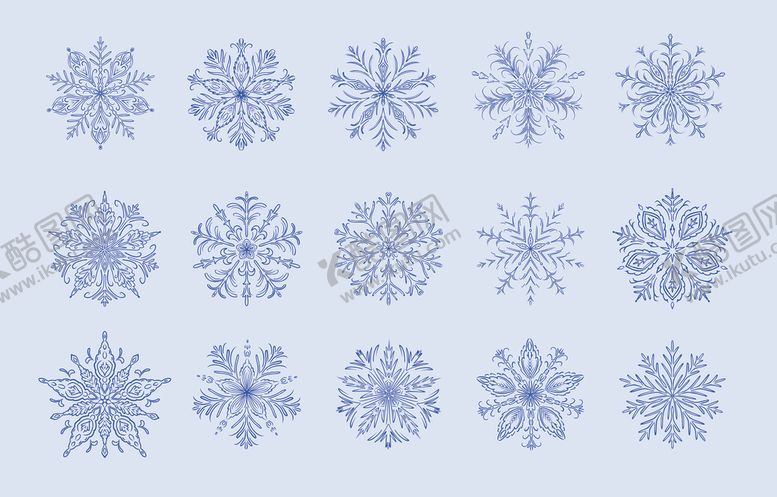 编号：66212210171225229567【酷图网】源文件下载-雪花图案